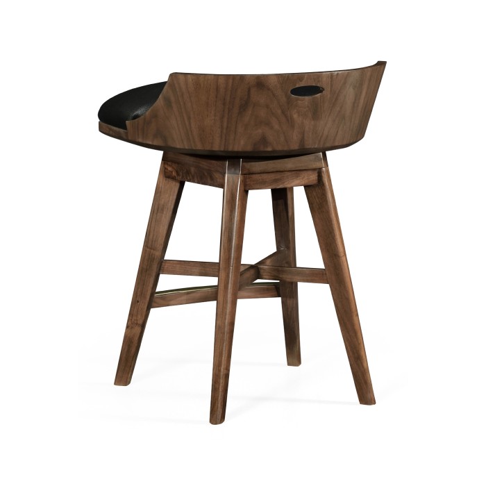 Langkawi Natural Walnut Counter Stool