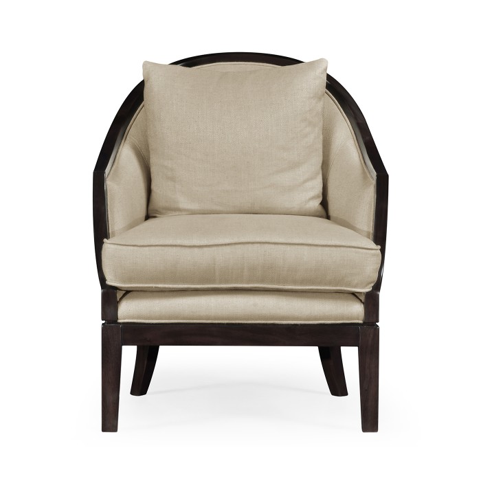 Rouded Langkawi Rattan Back Dining Chair