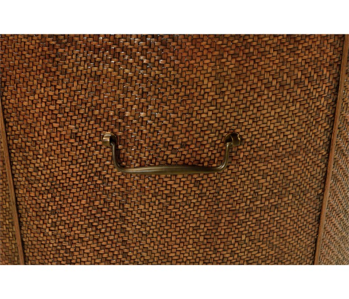 Langkawi Curved Sonokelling & Rattan Occasional Chair
