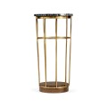 Brass & Marble Round Side Table