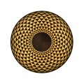 Helical Wine Table with Tripod Base
