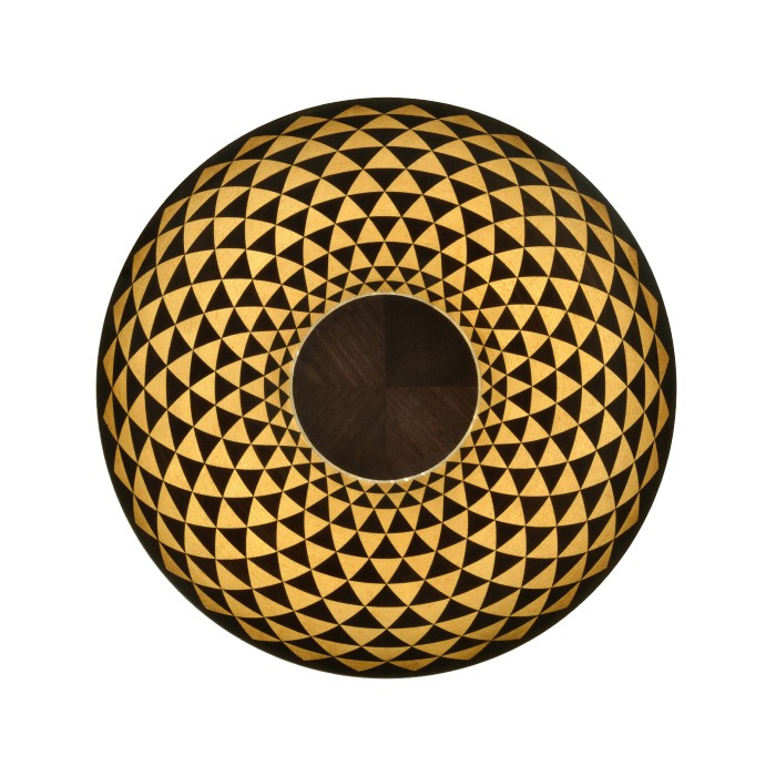 Helical Wine Table with Tripod Base