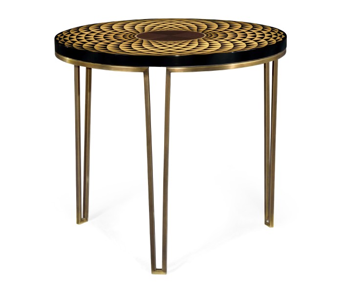 Helical Round Lamp Table
