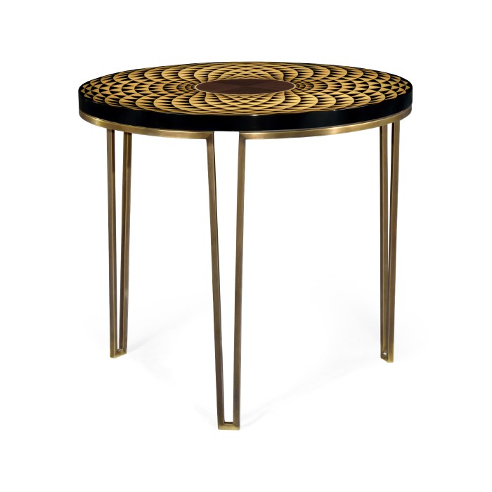 Helical Round Lamp Table
