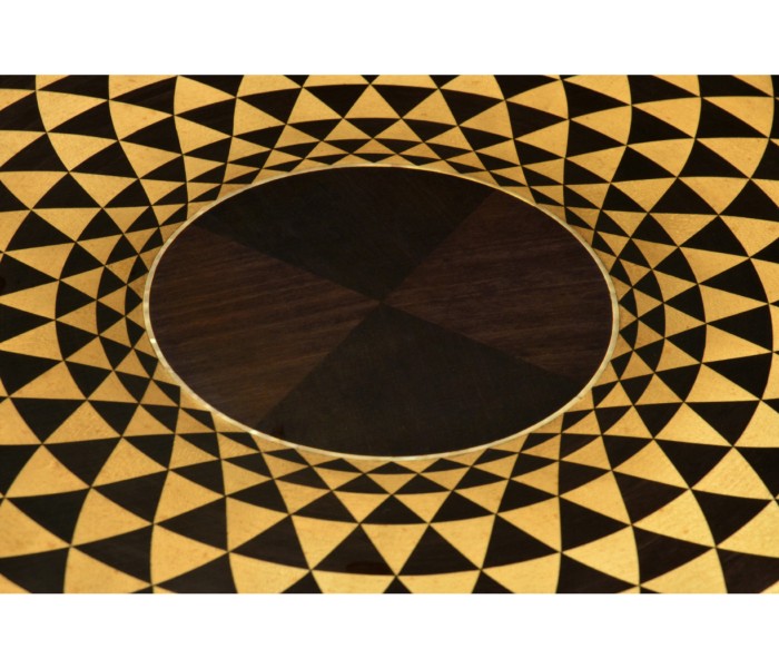 Helical Round Lamp Table