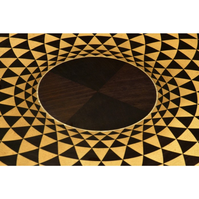 Helical Round Lamp Table