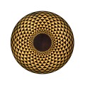 Helical Round Lamp Table