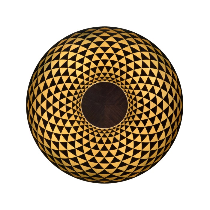 Helical Round Lamp Table