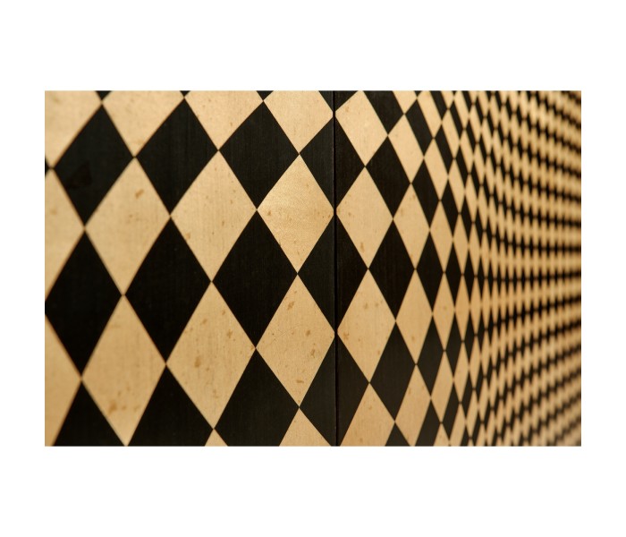 3D Op Art TV Entertainment Unit