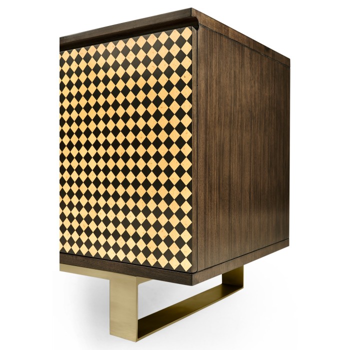 3D Op Art TV Entertainment Unit
