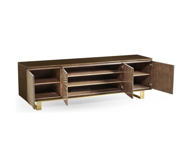 3D Op Art TV Entertainment Unit