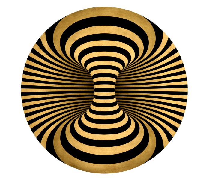 Op Art Counter Table