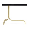 Oval Sofa Table with Tripod Base