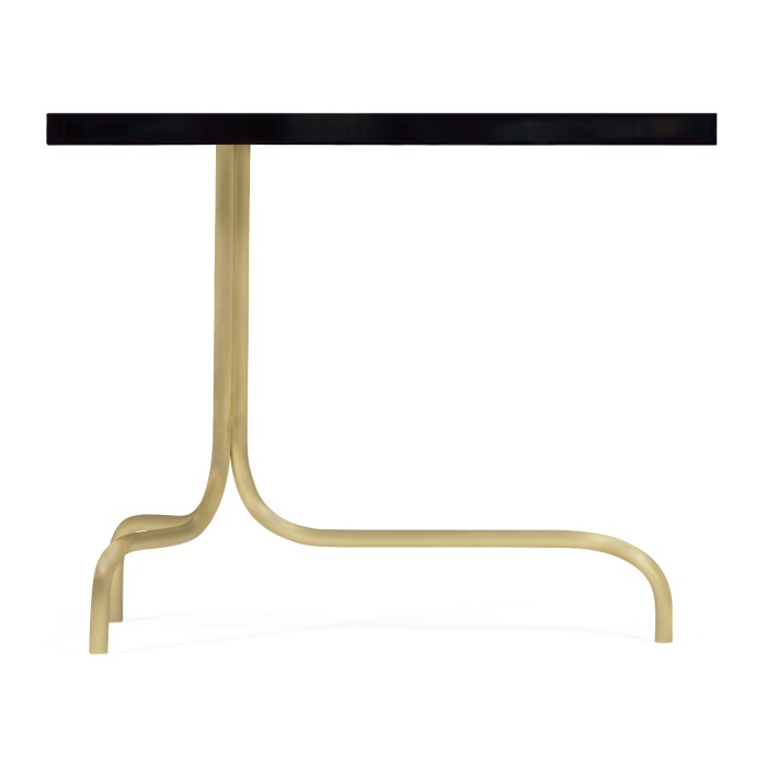 Oval Sofa Table with Tripod Base