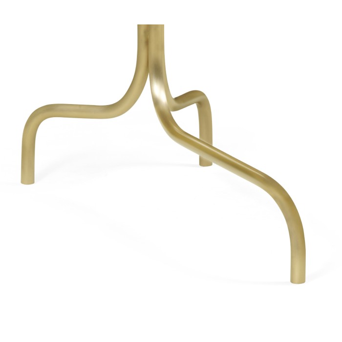 Oval Sofa Table with Tripod Base