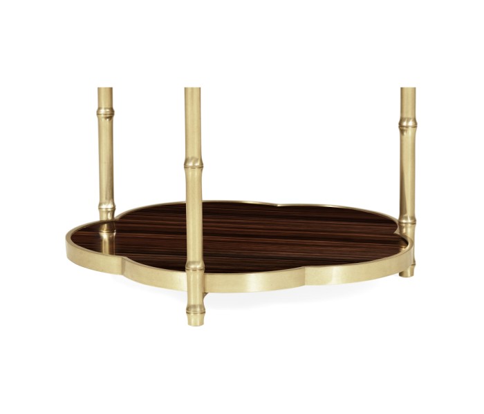 Bamboo Three-Tier End Table