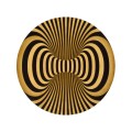 Op Art Side Table