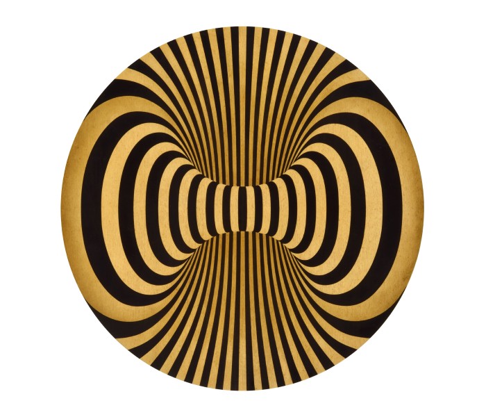 Op Art Side Table