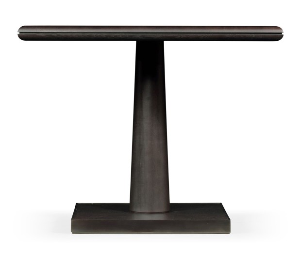 Square Dark Brown Ash Dining Table 35
