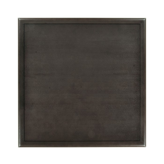 Square Dark Brown Ash Dining Table 35