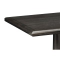 Square Dark Brown Ash Dining Table 35
