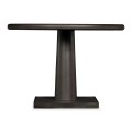 Round Dark Brown Ash Dining Table 41