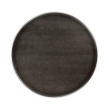 Round Dark Brown Ash Dining Table 41