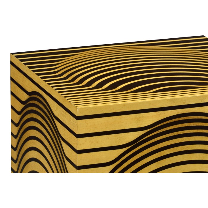 Op Art Bright Satinwood Cube