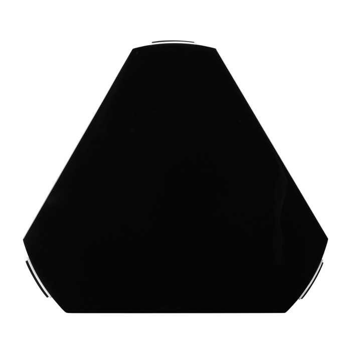 Triangular Black Gloss Side Table