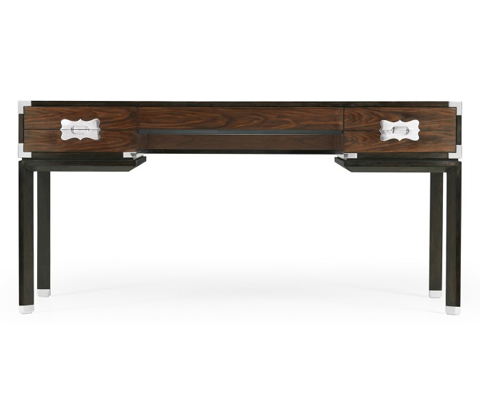 Campaign Style Dark Santos Rosewood Desk