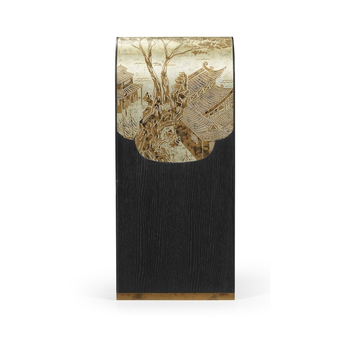 Fusion Curved Chinoiserie Console