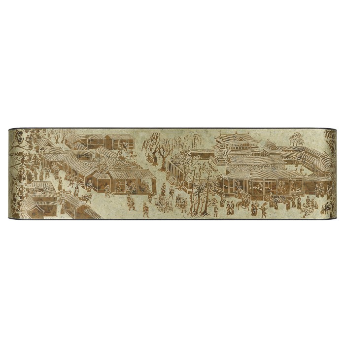 Fusion Curved Chinoiserie Console