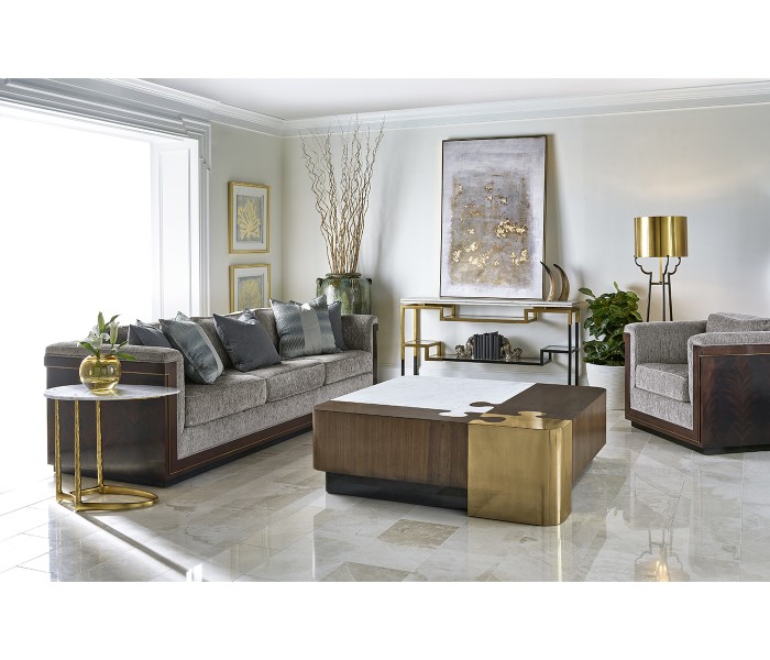 Fusion Bronze & Brass Console