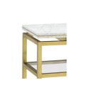 Fusion Low Bronze & Brass Console