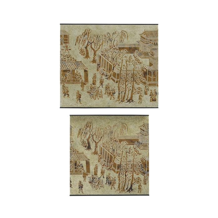 Fusion Chinoiserie Nesting Tables