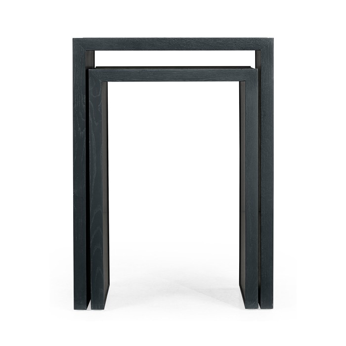 Fusion Etched Brass Nesting Tables