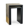 Fusion Etched Brass Nesting Tables