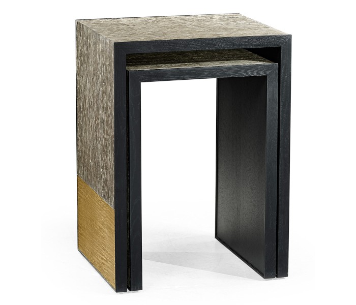 Fusion Etched Brass Nesting Tables