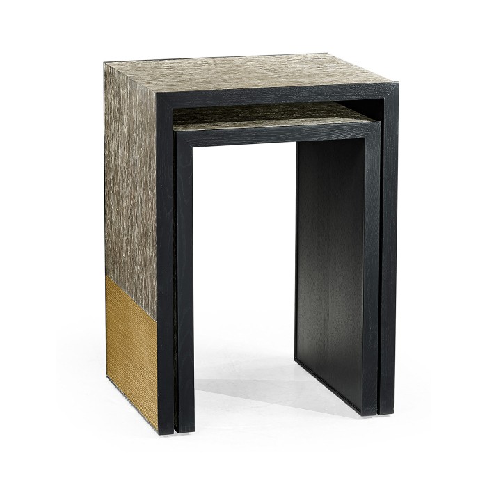 Fusion Etched Brass Nesting Tables