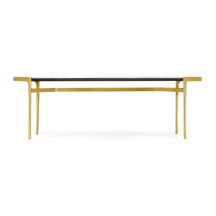Fusion Oval Marble Dining Table 96