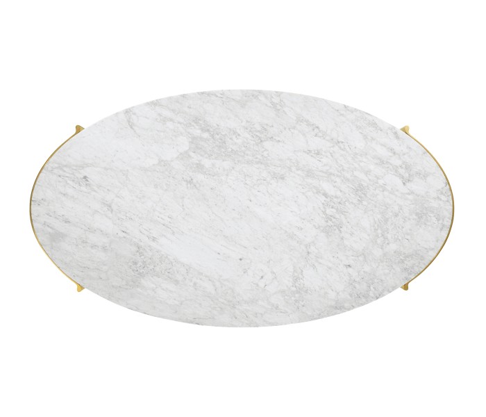 Fusion Oval Marble Dining Table 96