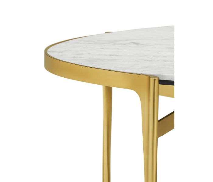 Fusion Oval Marble Dining Table 96