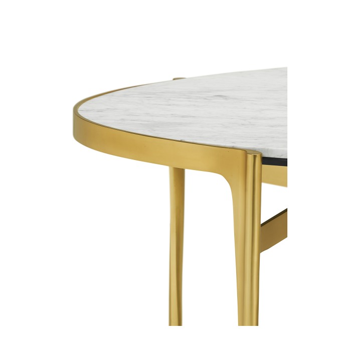 Fusion Oval Marble Dining Table 96