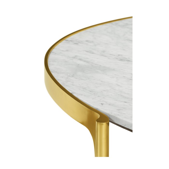 Fusion Oval Marble Dining Table 96