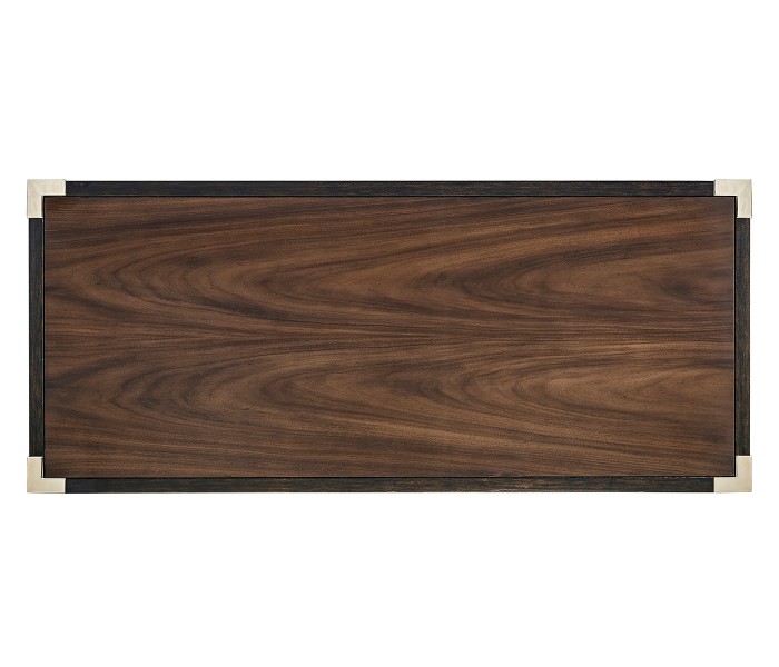Campaign Style Dark Santos Rosewood Storage Cabinet