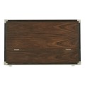 Campaign Style Dark Santos Rosewood Flip-Top Desk