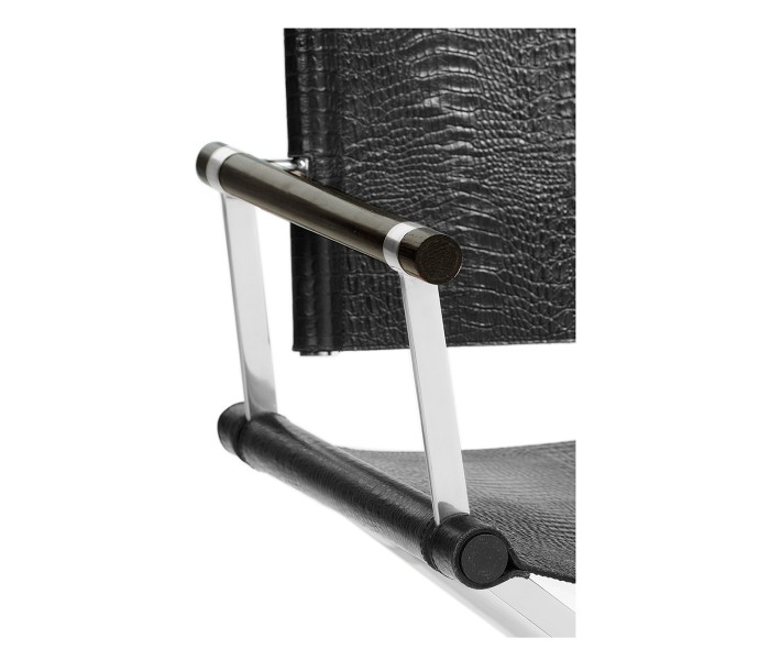 Campaign Style Charcoal Directors Chair