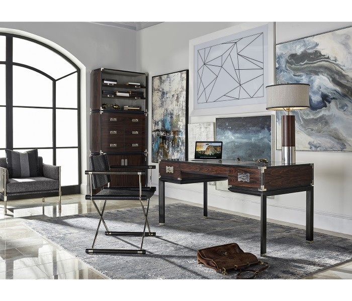 Campaign Style Charcoal Directors Chair