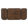 Campaign Style Dark Santos Rosewood Dressing Table