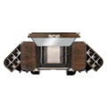 Campaign Style Dark Santos Rosewood Dressing Table
